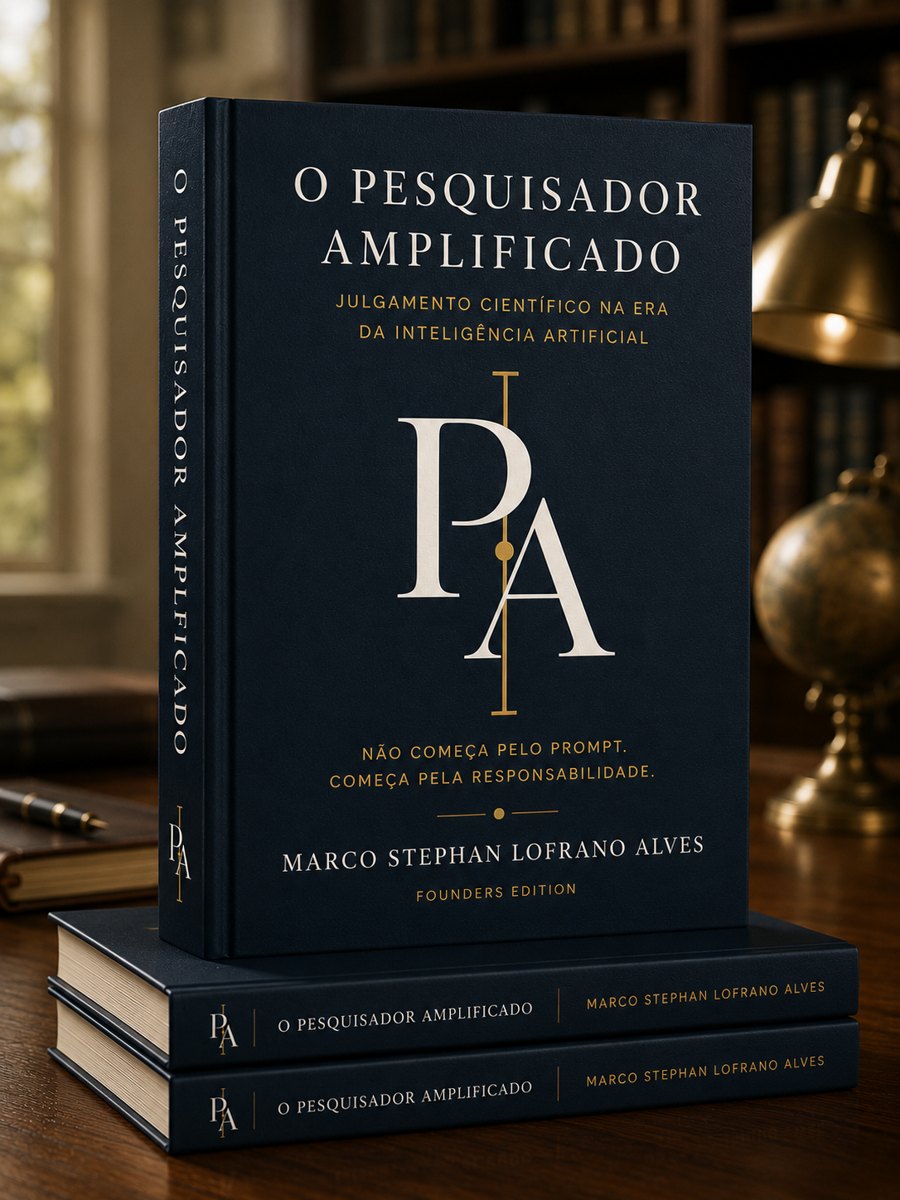 Capa do livro O Pesquisador Amplificado, de Marco Stephan Lofrano Alves